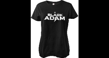 DC Comics Black Adam Dames Tshirt -L- Logo Zwart