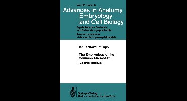The Embryology of the Common Marmoset