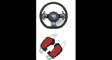 Zilver Aluminium Flipper Paddle Flippers Schakel F1 Stuur Stuurwiel Geschikt Voor Vw TRoc T Roc Tiguan R Line DSG