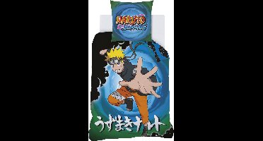 Naruto Dekbedovertrek Black Clouds - Eenpersoons - 140 x 200 cm - Katoen