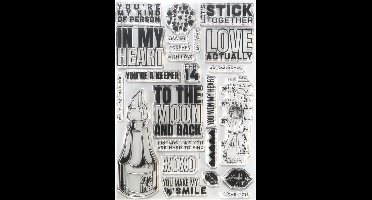 ECD Clear stamps A5 - Let's stick together