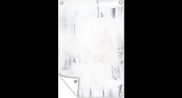 GreatGardenPosters - Tuinposter - Verf - Design - Abstract - Muurposter buiten - Schuttingdoek - Wanddecoratie - 80x120 cm - Tuindoek - Buitenposter