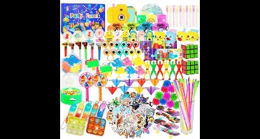 Hossom 190 stuks cadeautjes voor kinderverjaardag, gastgeschenken, kinderverjaardag, pinata-vulling, kinderfeestspeelgoed, feestzakvulling voor jongens en meisjes