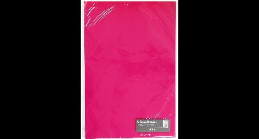 Glanspapier, 32x48 cm, 80 gr, donkerroze, 1x25vel