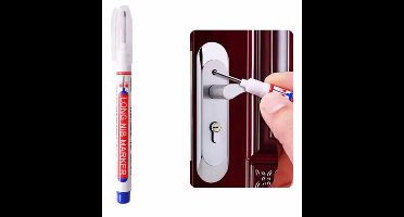 1 Stuks - Aftekenstift voor diepe gaten blauw - Diep gat marker - Aftekenen - Timmermanspotlood - Markeerpotlood - Timmermans potlood