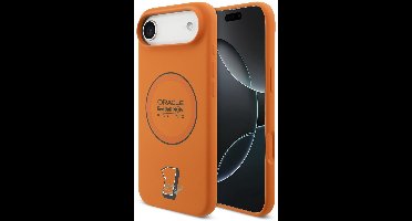Red Bull Racing Silicone Red Ring Back Cover hoesje met MagSafe voor Apple iPhone Air - Oranje