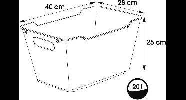 Decoratieve Opbergbox met Structuur voor Nette Opslag in Huis