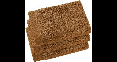 De Witte Lietaer Gastendoekjes Contessa, Caramel - 40 x 60 cm - 3 stuks - Katoen