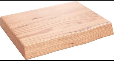 Massief Eiken Wandplank Rustieke Uitzicht 40x30 cm Uniek Natuurlijk Rand