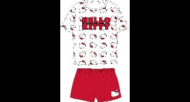 Hello Kitty Shortama - Pyjama - 2-delig - Meisjespyjama - Katoen - Maat 134