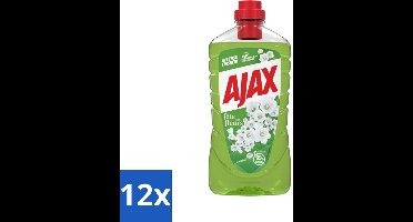 Ajax Allesreiniger Fête des Fleur Lentebloem 1 liter - Voordeelverpakking - 12 stuks