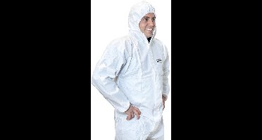 CROP Wegwerp Overall met capuchon - M