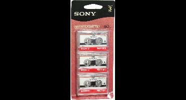Sony Micro cassette 3MC60 3-pack