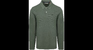 McGregor Long Sleeve Poloshirt Sage Groen - Maat XL - Heren - Longsleeve polo