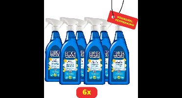 Blue Wonder - Allesreiniger Spray - Tegen Bacteriën & Virussen - 6 x 750ml - Voordeelverpakking