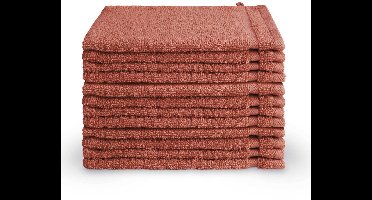Byrklund washandjes 12 stuks - Hotelkwaliteit - 16x21 - Terra