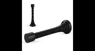 Deurstoppers voor Binnen - Zwart - Klemmen klink - Beschermer - Deurstopper Wig - Klink Bescherming - Zwart - Luft