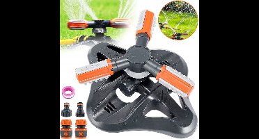 Automatische Tuinsproeier 360° Roterend voor Gazon & Tuin