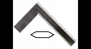 Winkelhaak uit gehard staal DIN875/00 scherpe randen Limit WH875/00