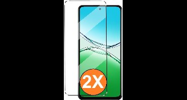 Screenprotector Geschikt voor Oppo A5 (2025) - Beschermglas - gehard glas – tempered glass - 2 Stuks
