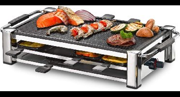 RVV® Gourmetstel 8 personen - Gourmetstellen - Gourmet - Chroom - ‎32cm x 30cm x 8cm