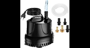 RVV® Dompelpomp Zwembad - Dompelpomp - Dompelwaterpomp - 1500L - 25Watt - zwart