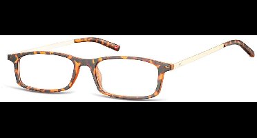Montana Eyewear MR53A turtle-gold leesbril +1.00 ultra plat