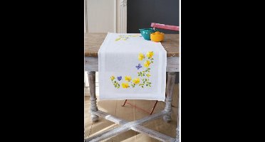 Vervaco - Loper kit - Lentebloemen - PN-0163025 - Borduren - Borduurpakket - Borduurpakket volwassenen - Borduurpakket kind