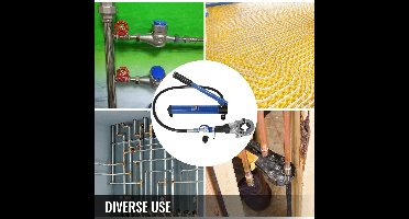 Hydraulische Krimptang - Loodgietersgereedschap - Handbediend Persgereedschap - Deelbare Hydraulische PEX Pijp Krimptang - U/V/TH-vormige bekken - Koperen Roestvrijstalen Buizenradiaalpers