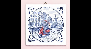 Tegeltje maaltijdbezorger van Ditverzinjeniet