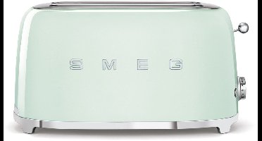 SMEG TSF02PGEU - Broodrooster - Watergroen - 2x4 - 1500W - 6 niveaus