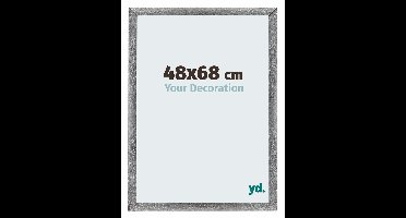 Your Decoration - Puzzellijst 48x68 cm - Grijs Geveegd - Puzzellijst 500-1000 stukjes - MDF Fotolijst - Mura