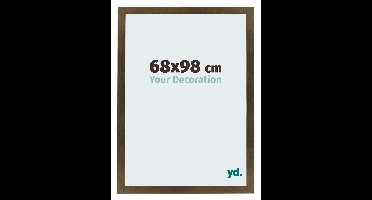 Your Decoration - Puzzellijst 68x98 cm - Brons Decor - Puzzellijst 1500-2000 stukjes - MDF Fotolijst - Mura