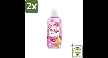 Robijn – Wasverzachter – Pink Sensation – 780 ml - Voordeelverpakking - 2 stuks - Frisheid - Textielgevoel