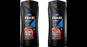 Axe XL Douchegel - Skateboard Fresh Rose - 2 x 400 ml