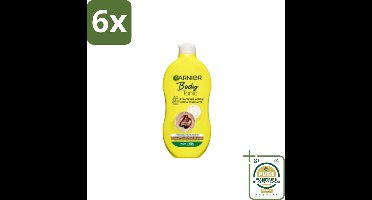 Garnier - Body - Bodylotion - Tonic - Verstevigend & Hydraterend - 400 ml - Voordeelverpakking - 6 stuks - Verstevigende bodylotion - Cafeïne bodylotion