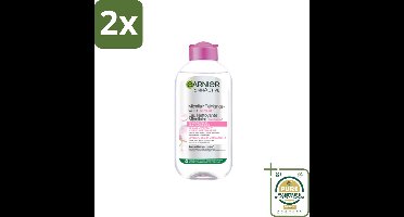 Garnier - SkinActive - Micellair Water - Gevoelige Huid - Gezichtsreiniger - 200 ml - Voordeelverpakking - 2 stuks - Gevoelige huid - Make-up remover