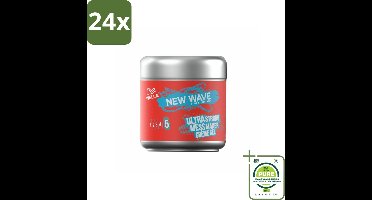 Wella – Shockwaves Mess Constructor Ultra Strong – Haargel – 150 ml - Voordeelverpakking - 24 stuks - Warrige look - Natuurlijke look