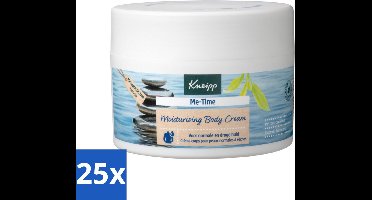 25 x Kneipp - Body crème - Me‑Time - Patchouli & Sandelhout - 200 ml - Kneipp Bodycrème Me-Time - Me-Time - Patchouli En Sandelhout - Huidverzorging - Rustgevende Crème