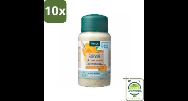 10 x Kneipp - Voetbadzout - Vitalizing - Citrusgeur - 600 g - Grootverpakking - Voetbadzout - Voetverzorging - Vermoeide Voeten - Eelt - Citrusgeur