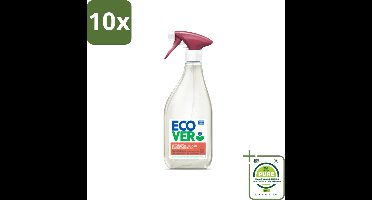 10 x Ecover - Oven- & Kookplaatreiniger - Power Cleaner - 500 ml - Grootverpakking - Ovenreiniger - Kookplaatreiniger - Plantaardige Reiniger - Biologisch Afbreekbaar - Ecologisch Schoonmaken