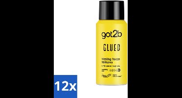 Got2B - Haarspray - Glued Mini - 100 ml - Voordeelverpakking - 12 stuks