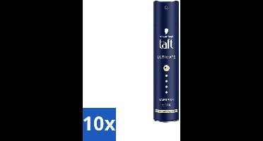 Taft - Ultimate 5+ - Haarspray - Maximale stevigheid - 250 ml - Bulkverpakking - 10 stuks