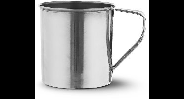 Orion - Stalen Reismok - 600 ml - Roestvrijstaal - Met Handgreep - Voor Overlevingstochten