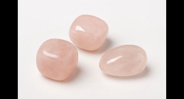 Set van 3 Rozenkwartssteentjes A-Kwaliteit - Meditatie Kristallen Liefde