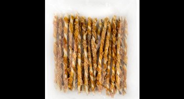 Kyra's Hondensnacks - Combiestaaf Kip & Vis (24st) - 25cm - Hondensnacks - Hondenkoekjes - Kauwstaaf Hond