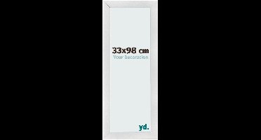 Your Decoration - Fotolijst 33x98 cm - MDF - Zilver Mat - Pisa