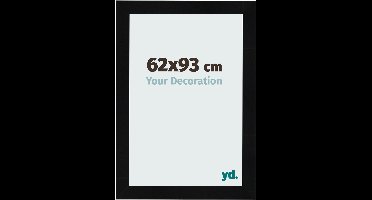 Your Decoration - Fotolijst 62x93 cm - MDF - Zwart Hoogglans - Pisa