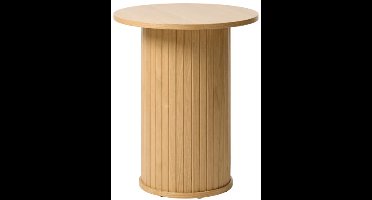 Bijzettafel Nola rond eiken 50 cm - Naturel