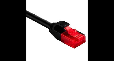 U/UTP CAT6 Gigabit slimline netwerkkabel / zwart - 2 meter